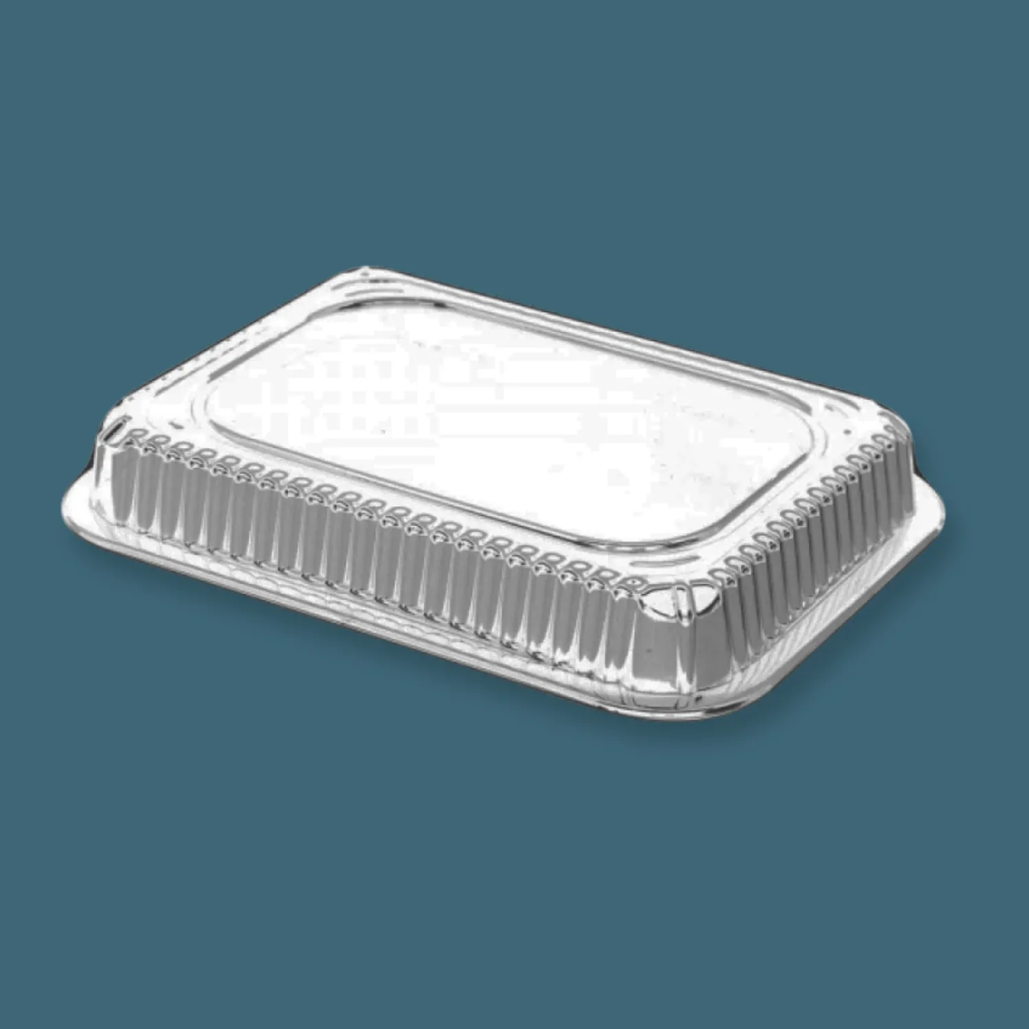 Dome Lid for 1 1/2 LB Shallow & 2 1/4 LB Foil Oblong Take Out Container [500 Pack]