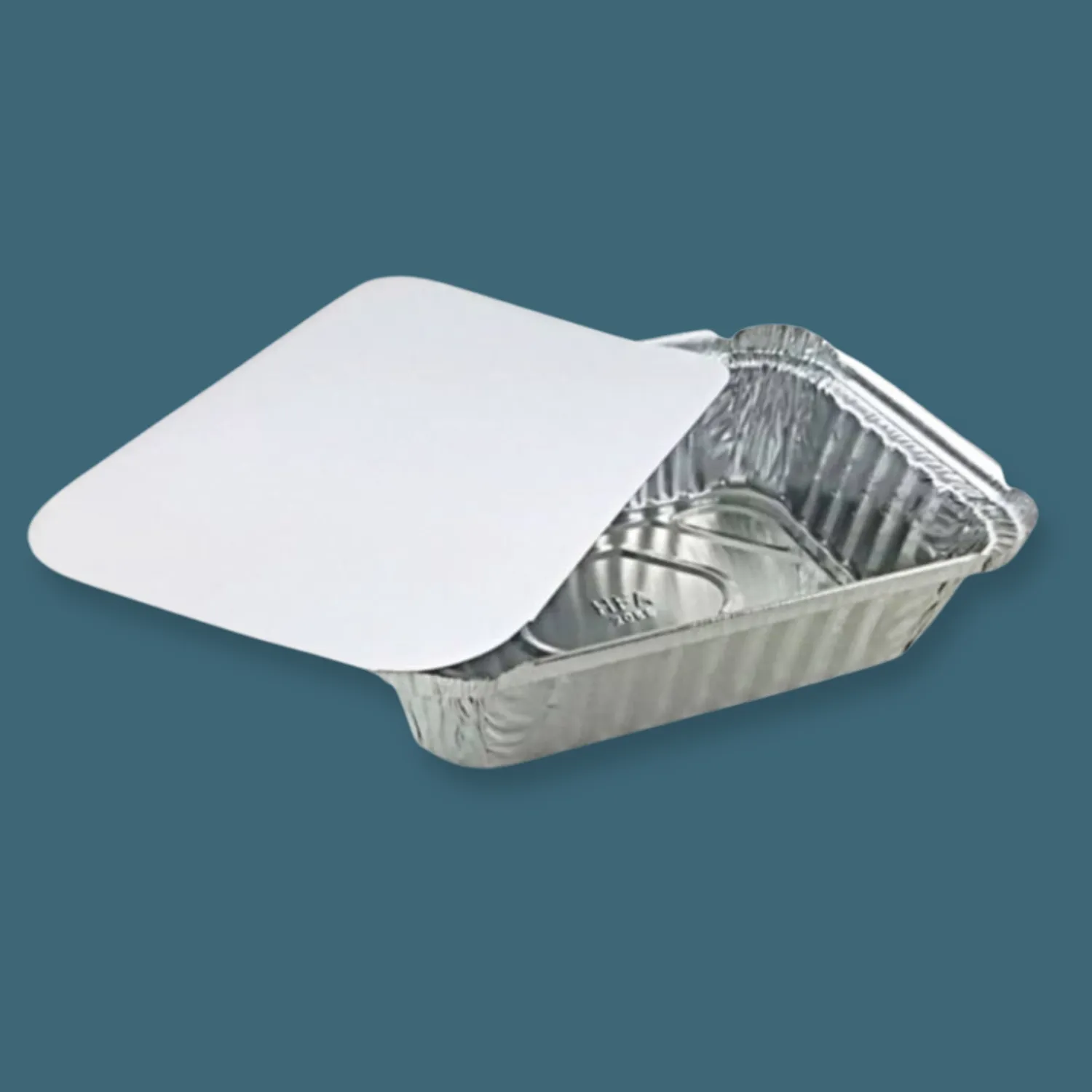 1 1/2 LB Foil Oblong Deep Take Out Containers [1000/Case]
