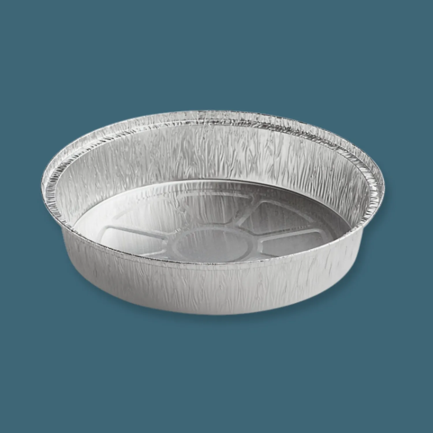 UBC 8 Aluminum Foil Round Take Out Pan [500/Case]