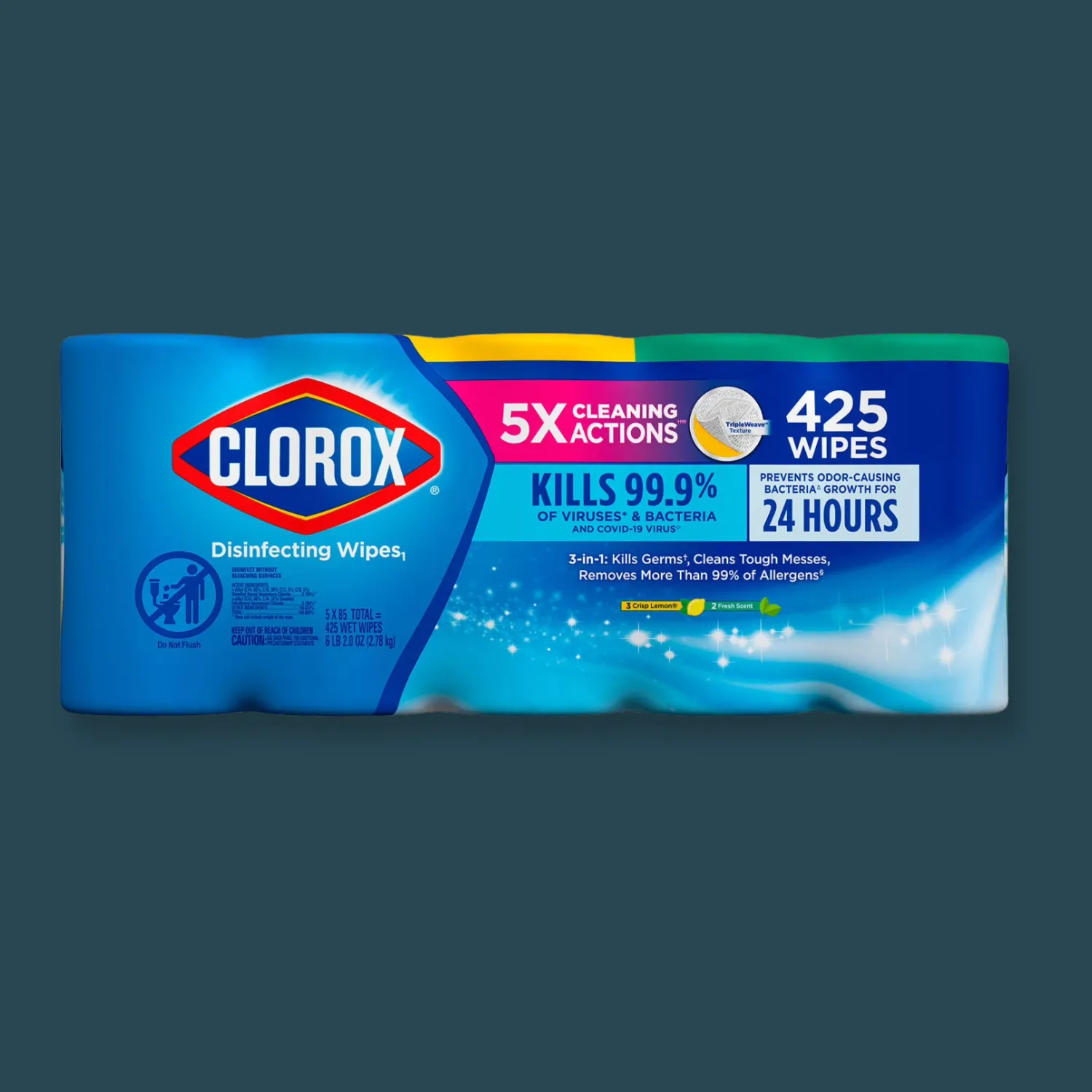 Clorox Disinfecting Wipes Assorted 85 Count [5 Pack]