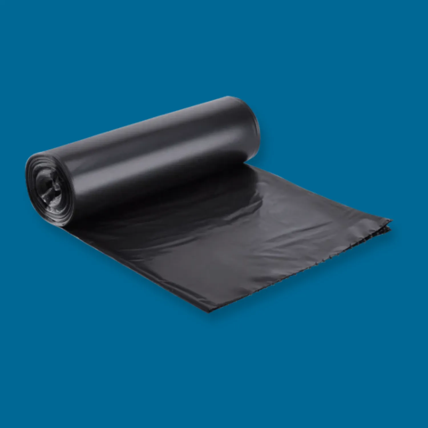 Karat 55-60 Gallon Can Liner, Black 1.5 Mil [100 Pack]