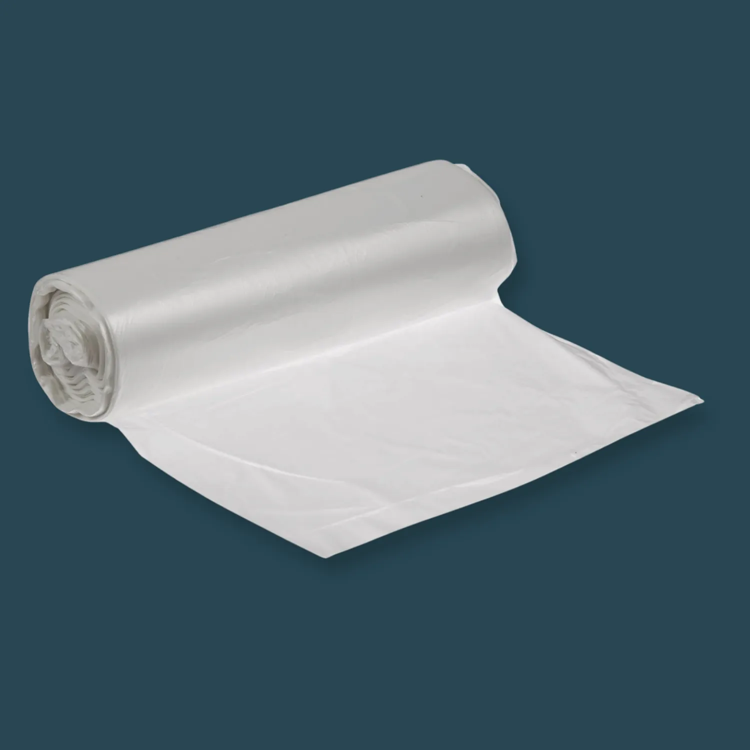Can Liners 7 - 10 Gallon Clear 1.0 Mil [500 Pack]