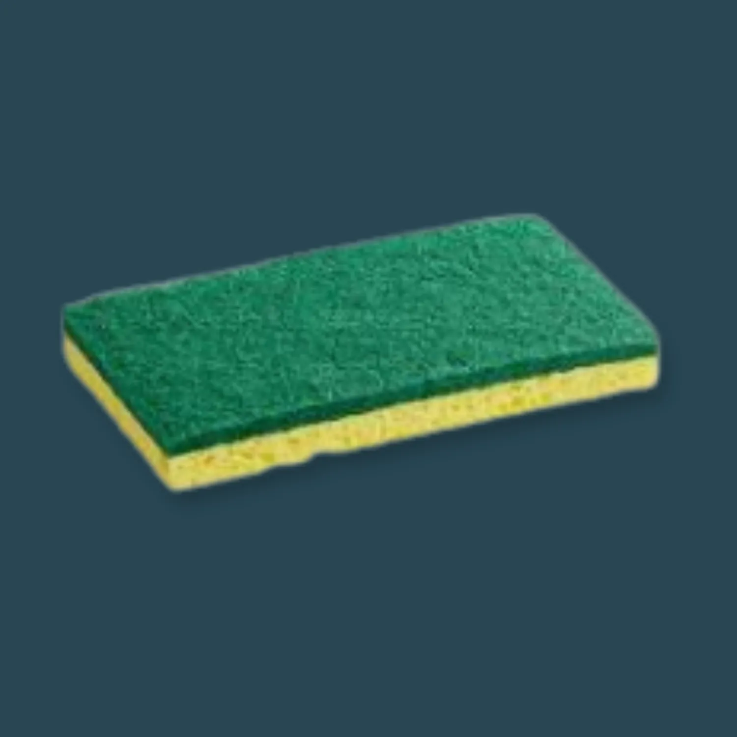 Lavex 6  x 3 1 2  x 3 4 Yellow Cellulose Sponge, Green Heavy-Duty Scouring Pad Combo (6 Pack)