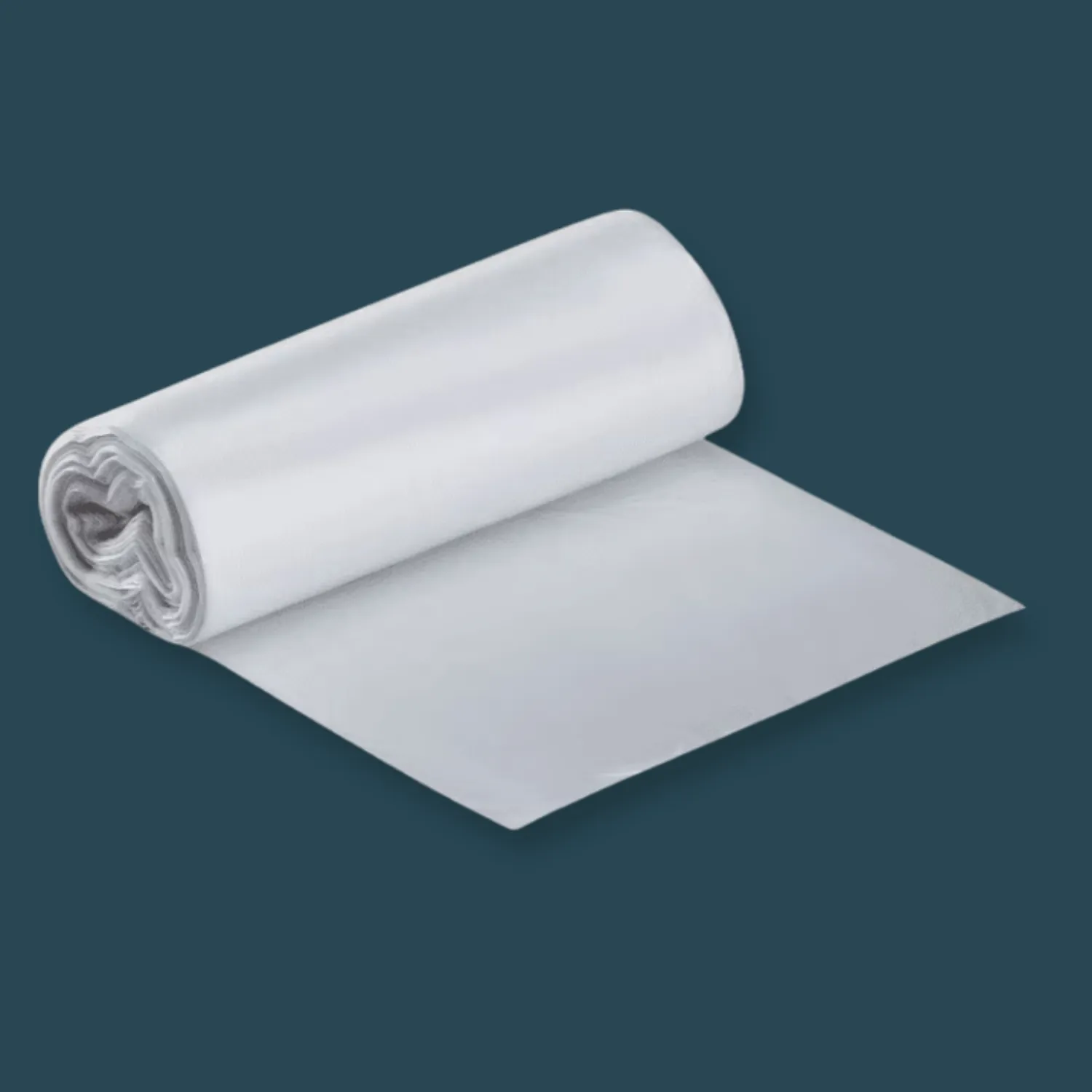 Karat 4-7 Gallon Trash Can Liner, Clear, 6 Micron [1000 Case]
