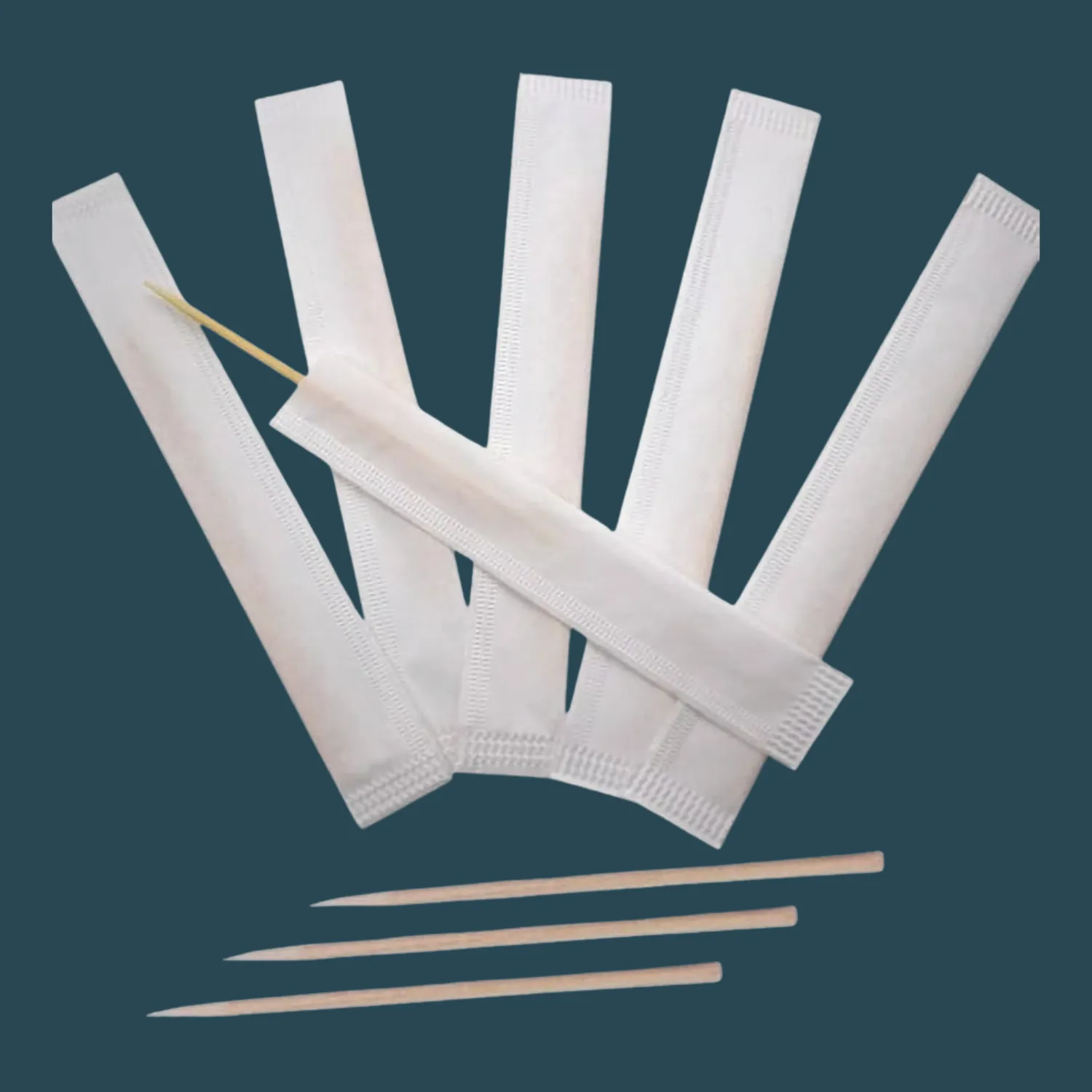 Wooden Toothpicks Wrapped