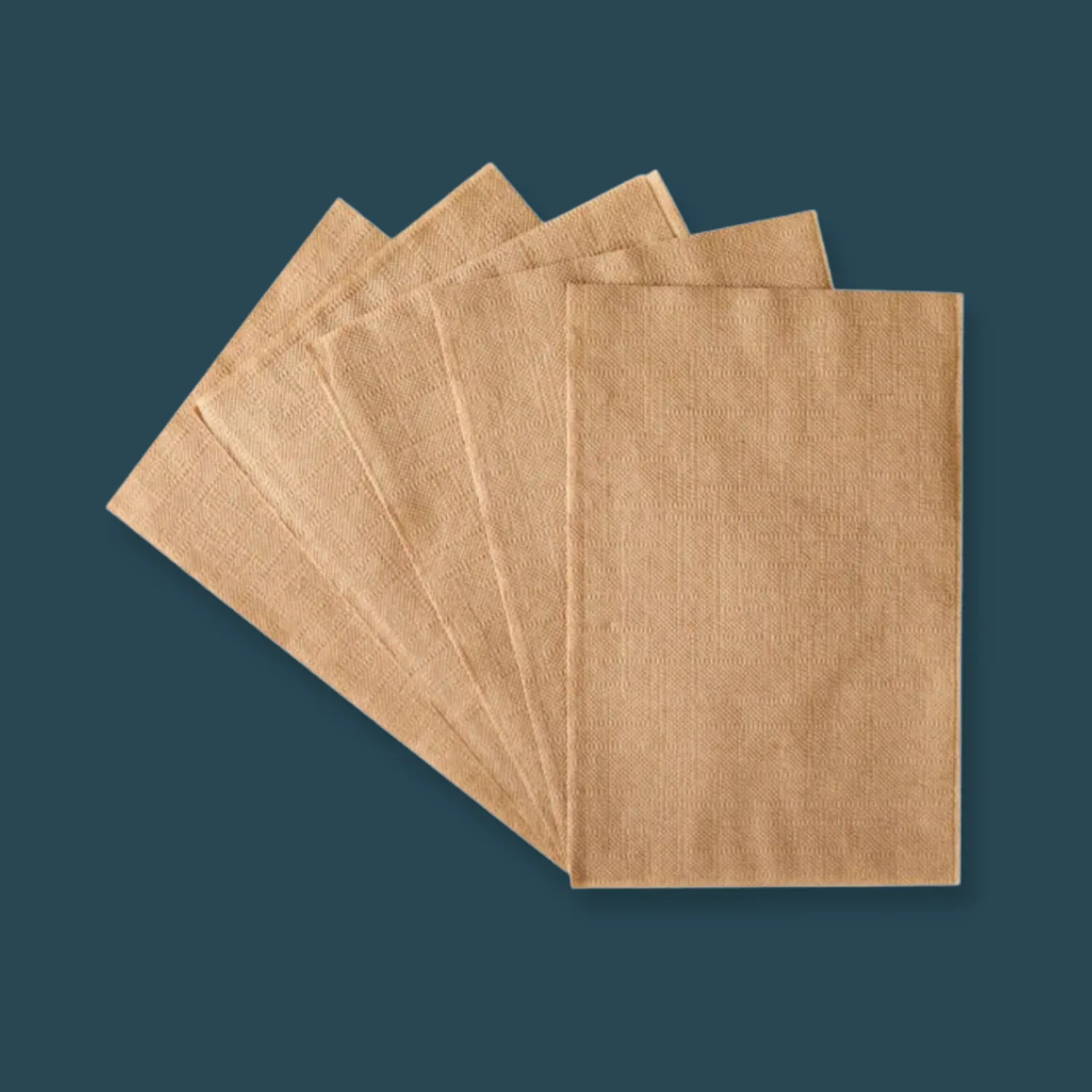 8 x 6.5 Interfold Dispenser Napkins, Kraft – 6,000/Case