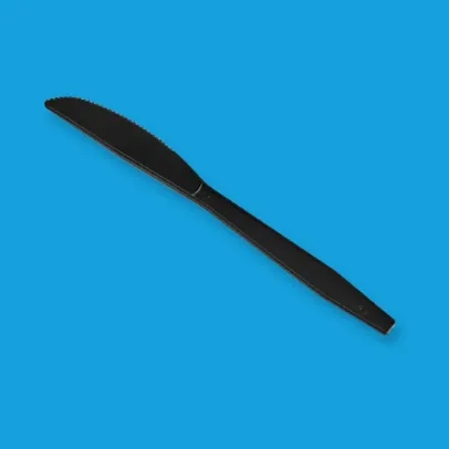 Heavy Weight Plastic Knife, Black [1000Case]