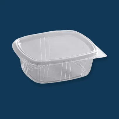 12 oz RPET Hinged Deli Containers [200Case]