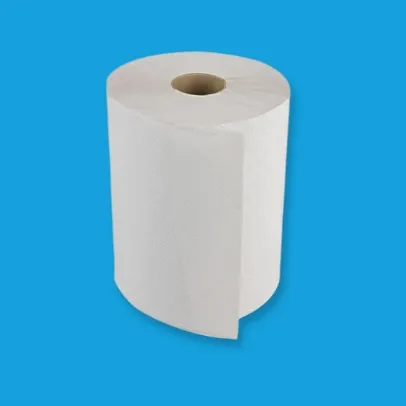 8 x 350 White Hardwound Towel Roll – 12 Rolls/Case