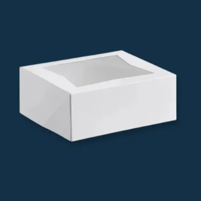 10 x 10 x 2.5 White Pie Box – 250/Case