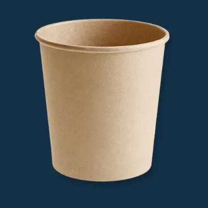 Brheez 16 oz Kraft Paper Food Cup – 500/Case