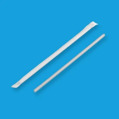 Plastic Jumbo Straws 10 14 Paper Wrapped [500 Pack]