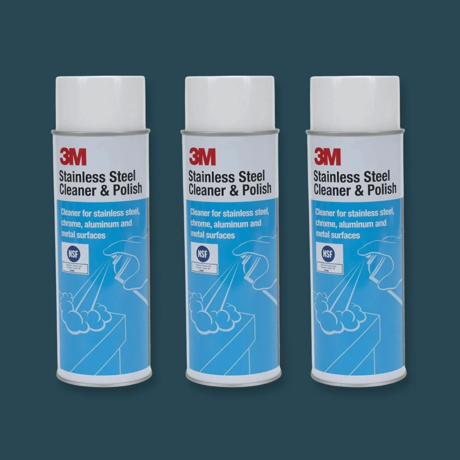 20 oz Ready-to-Use Stainless Steel Cleaner, Metal Polish [12 Case]